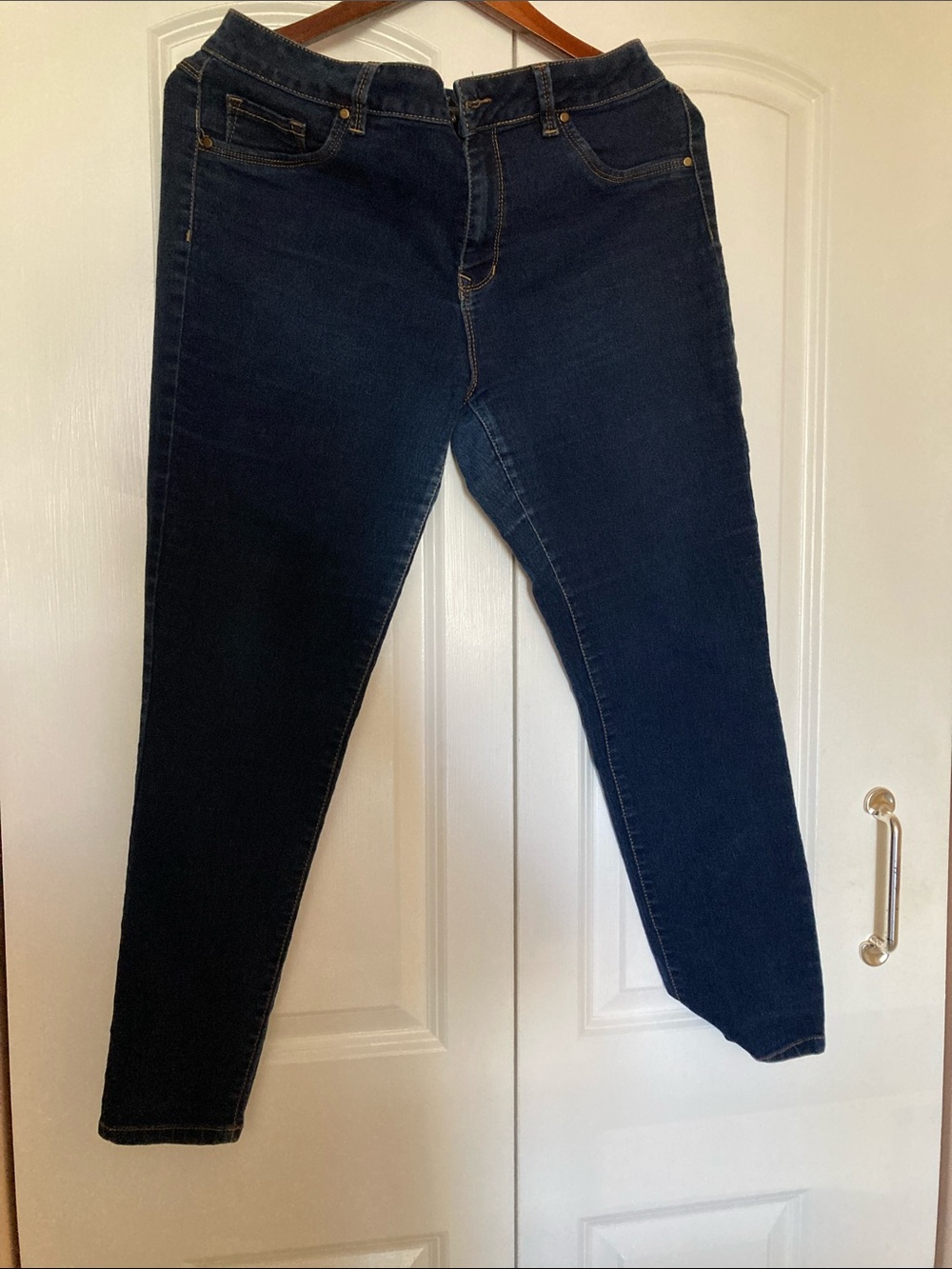 d. jeans Women's Dark Blue High-Rise Jeggings